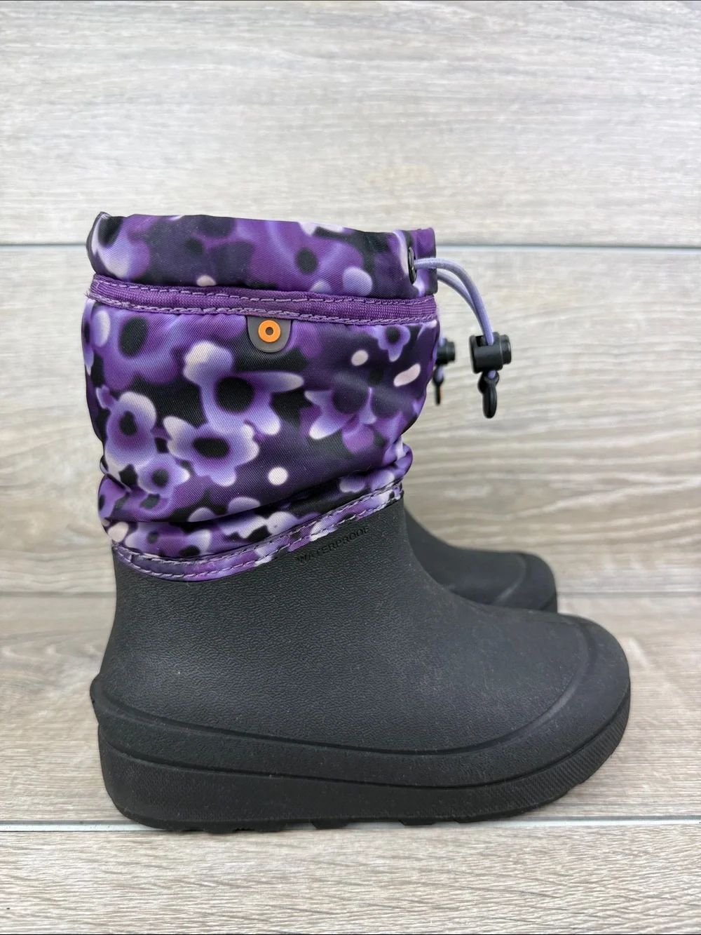 Bogs Waterproof-22f Snow Shell Tropadelic Floral Toddler Girl Sz 12 Winter Boots